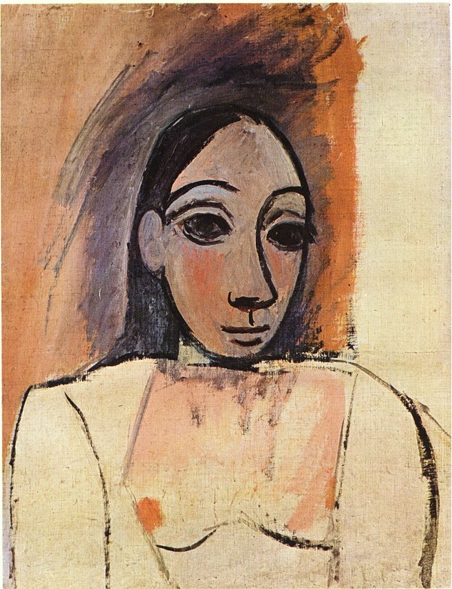 Picasso Bust of woman 1907